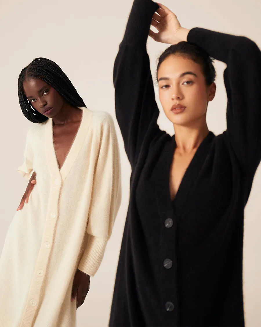 Softest Long Cardigan - Black sold by TKEES product image thumbnail 5