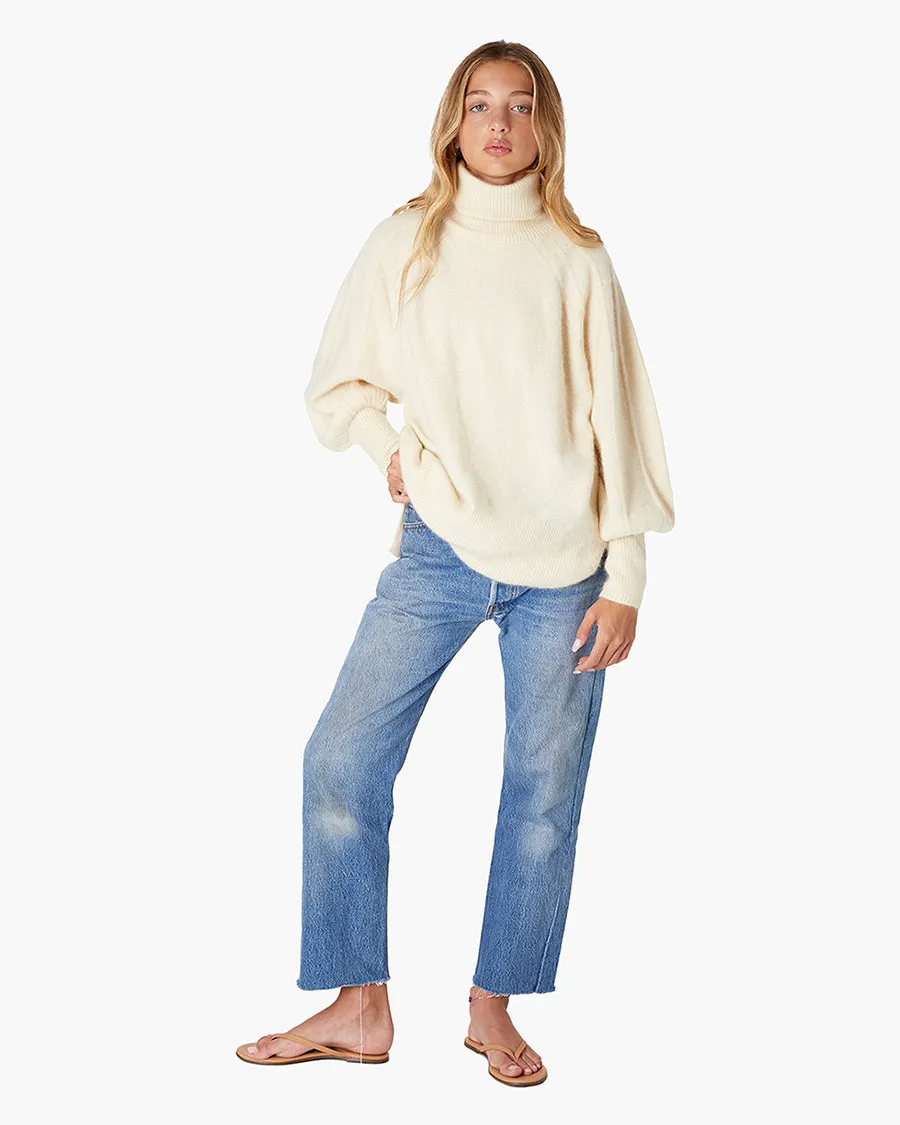 Softest Turtleneck - Cream sold by TKEES