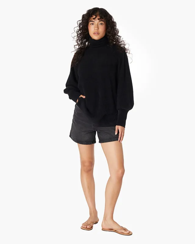 Softest Turtleneck - Black sold by TKEES