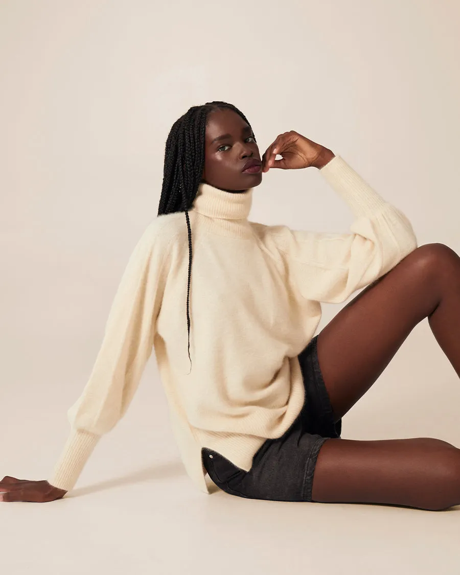 Softest Turtleneck - Black sold by TKEES product image thumbnail 5