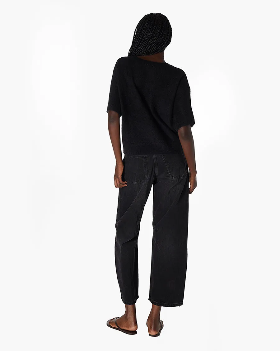 Softest Sweater Tee - Black sold by TKEES product image thumbnail 3