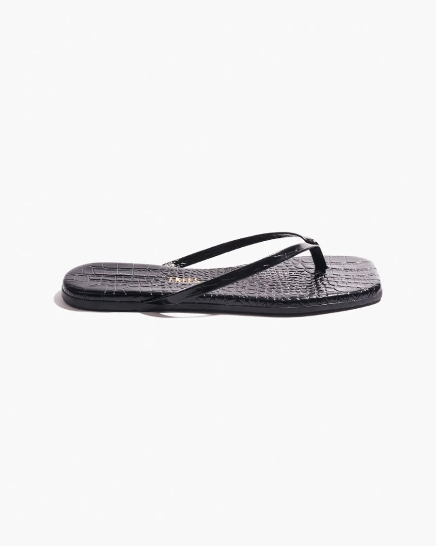 Square Toe Lily Croc - Sable sold by TKEES product image thumbnail 2