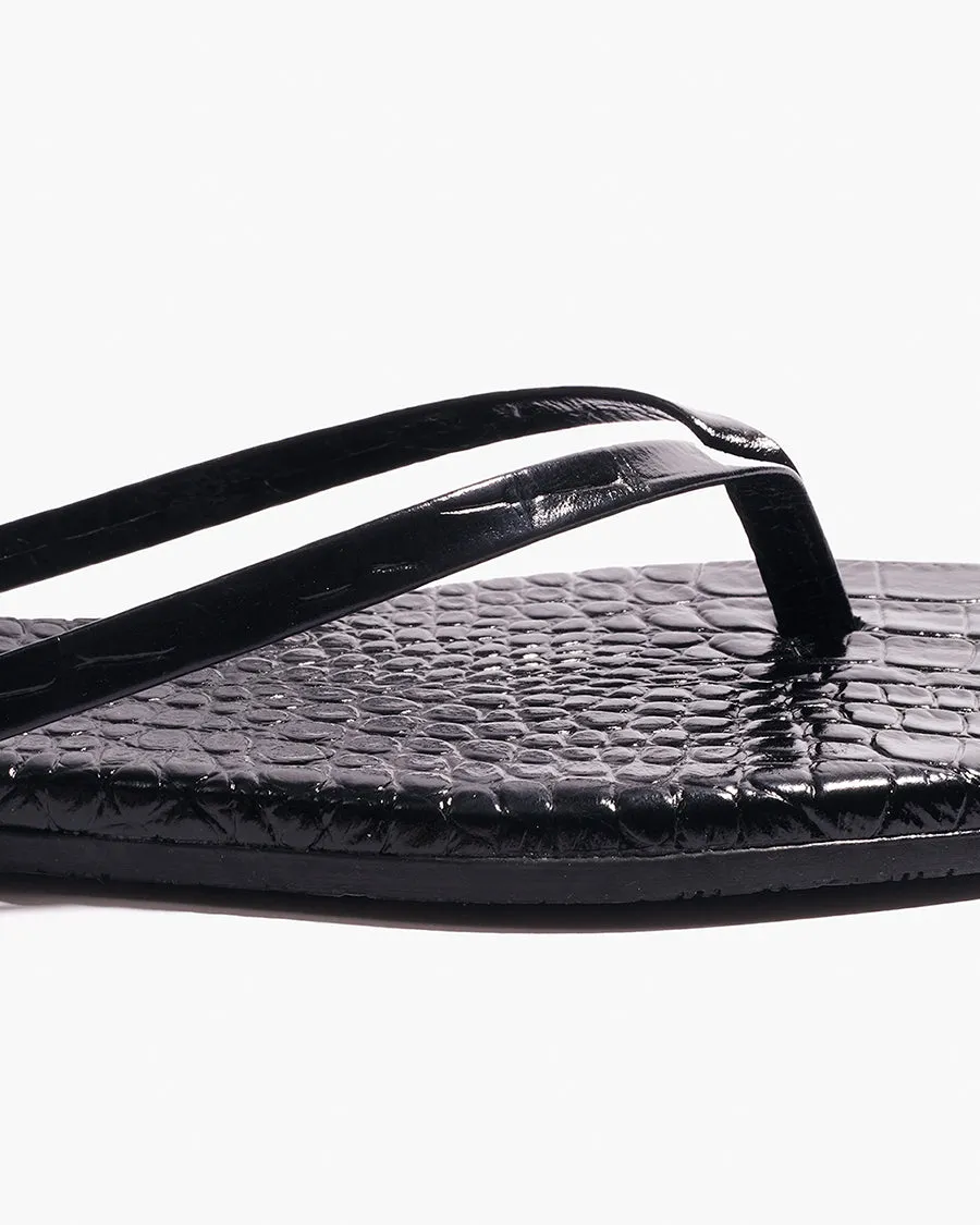 Square Toe Lily Croc - Sable sold by TKEES product image thumbnail 3