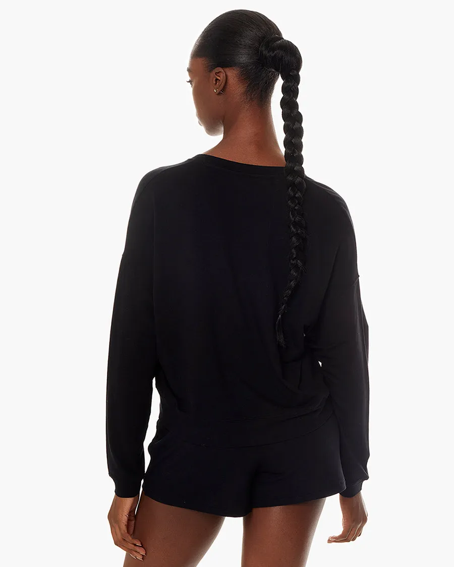 Matinée de Tennis V-neck - Black sold by TKEES product image thumbnail 3