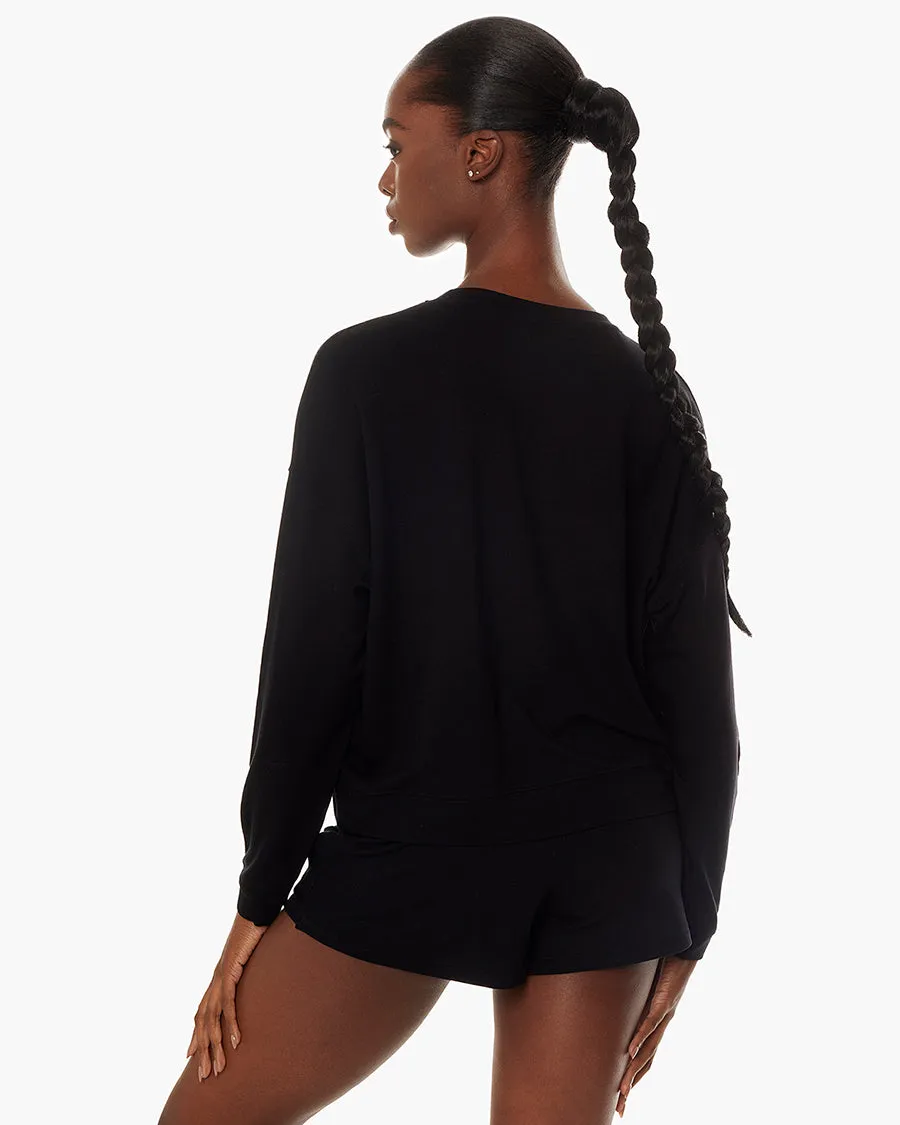 Coucher de Soleil Crew - Black sold by TKEES product image thumbnail 3