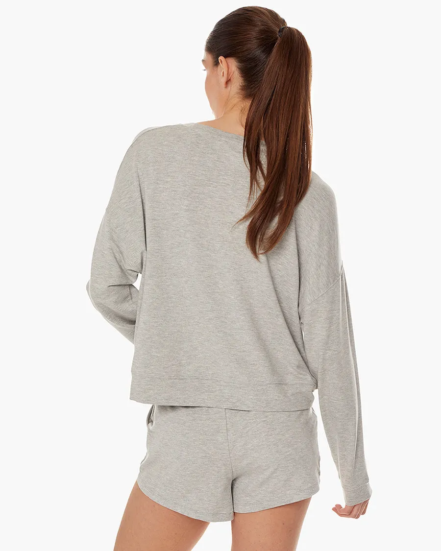 Matinée de Tennis Short - Heather Grey sold by TKEES product image thumbnail 4