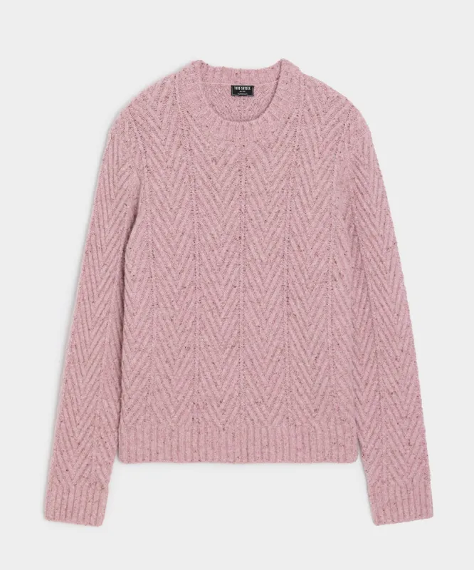 Donegal Cable Knit Sweater sold by Todd Snyder