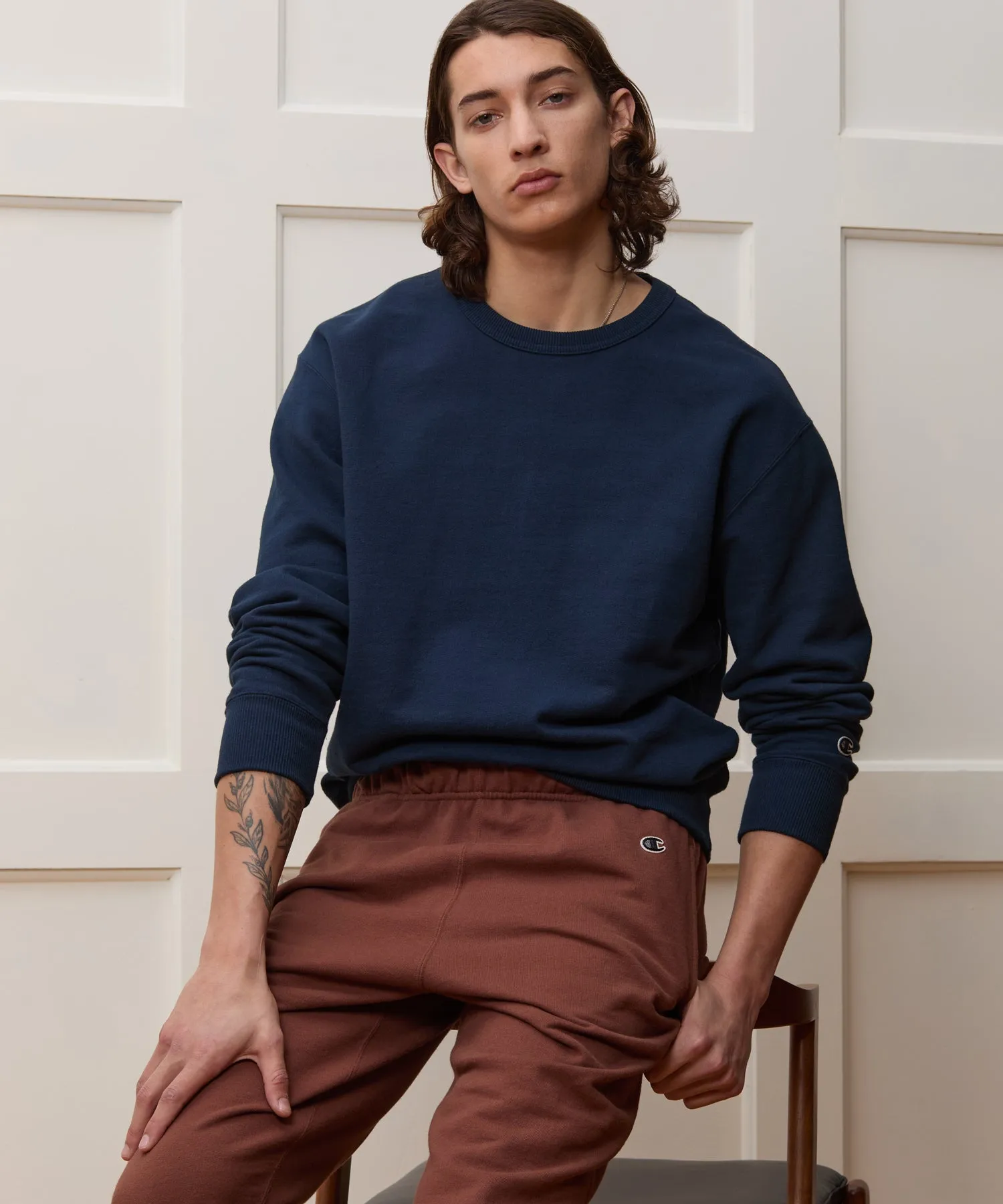 Champion Relaxed French Terry Crewneck sold by Todd Snyder product image thumbnail 4