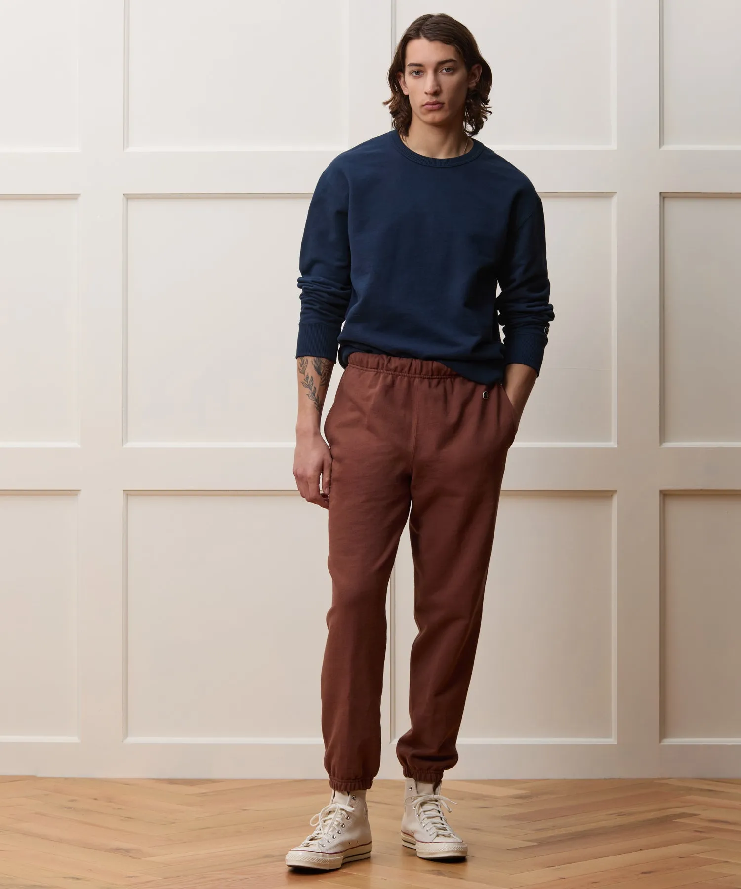 Champion Relaxed French Terry Crewneck sold by Todd Snyder product image thumbnail 3