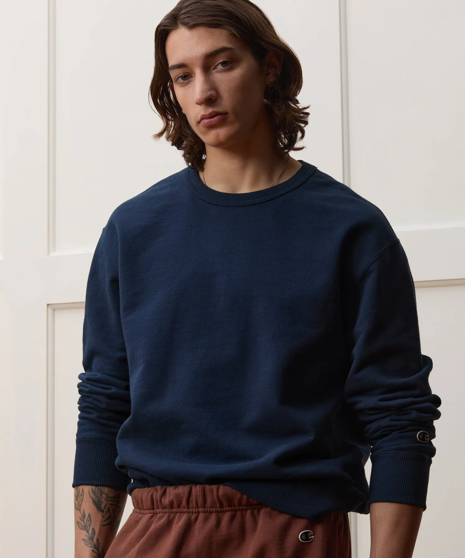 Champion Relaxed French Terry Crewneck sold by Todd Snyder product image thumbnail 2