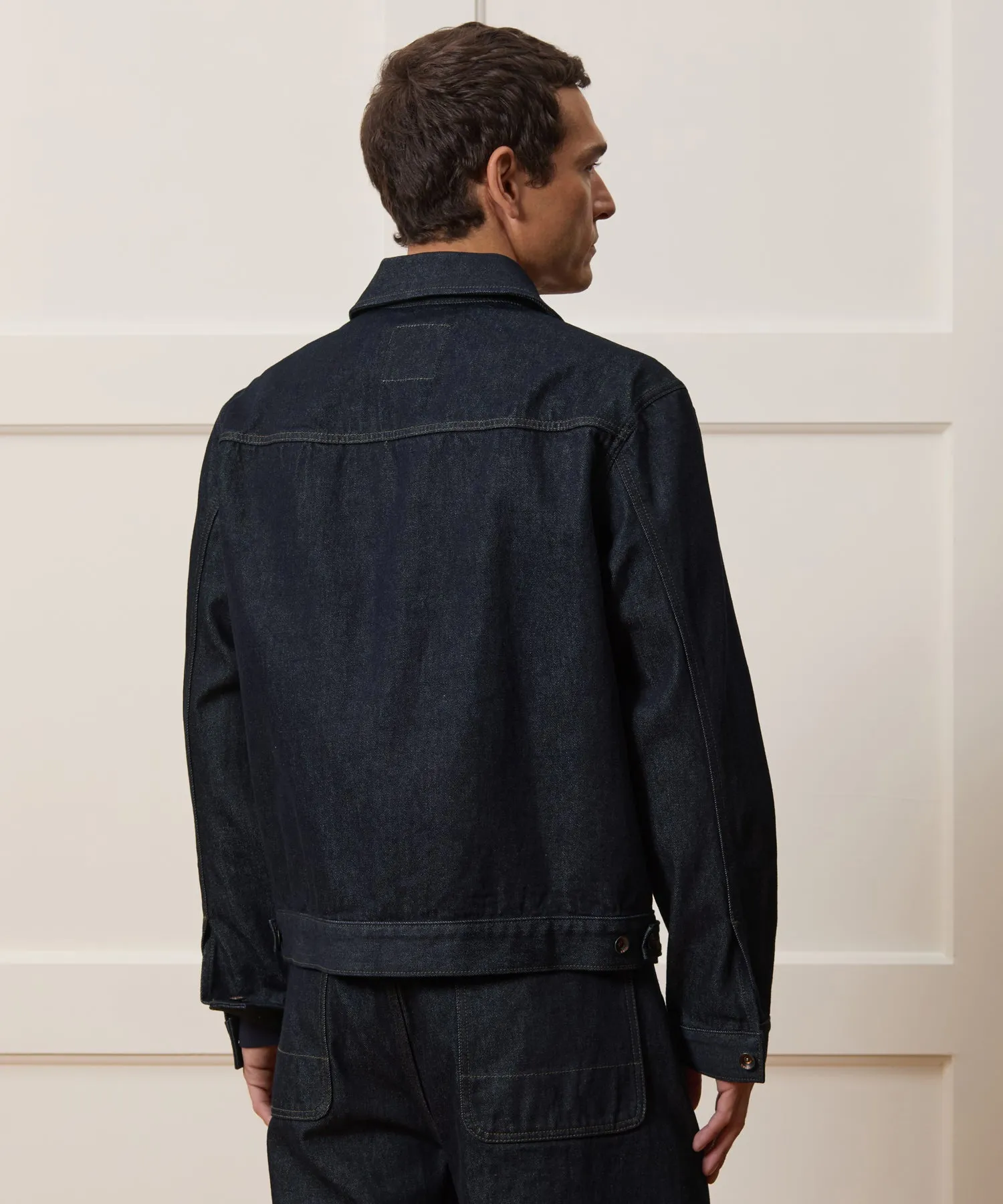 Boxy Denim Jacket sold by Todd Snyder product image thumbnail 5