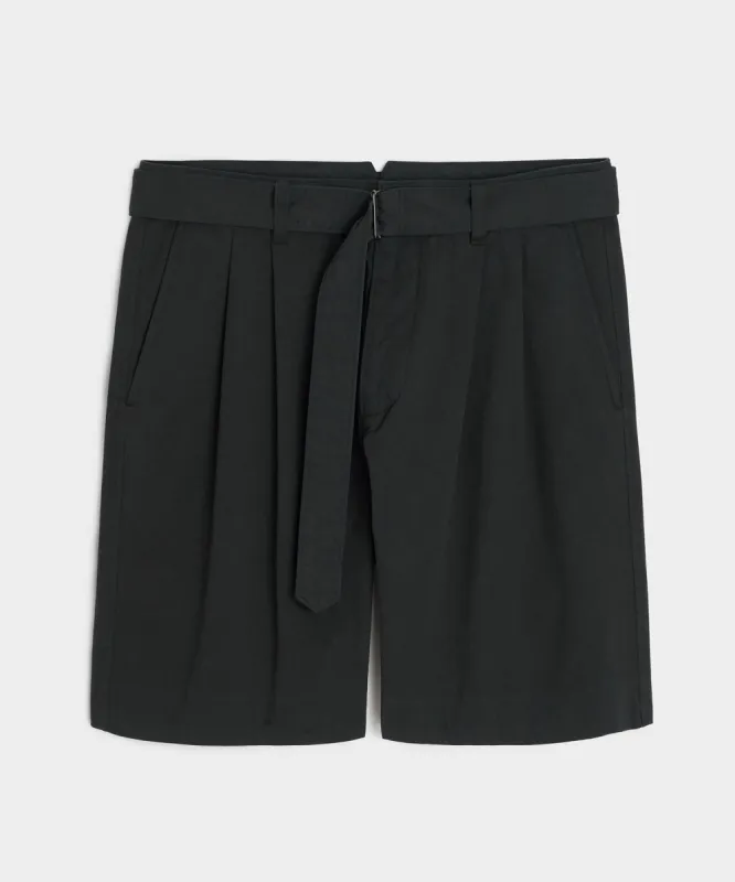 8" Cotton Self-Belt Short sold by Todd Snyder