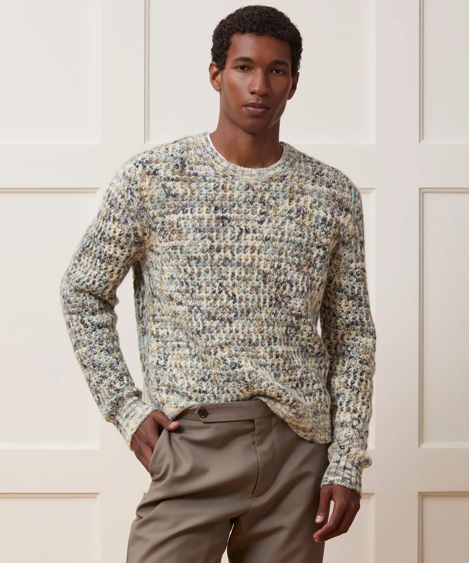 Wool Spacedye Crewneck Sweater sold by Todd Snyder product image thumbnail 2