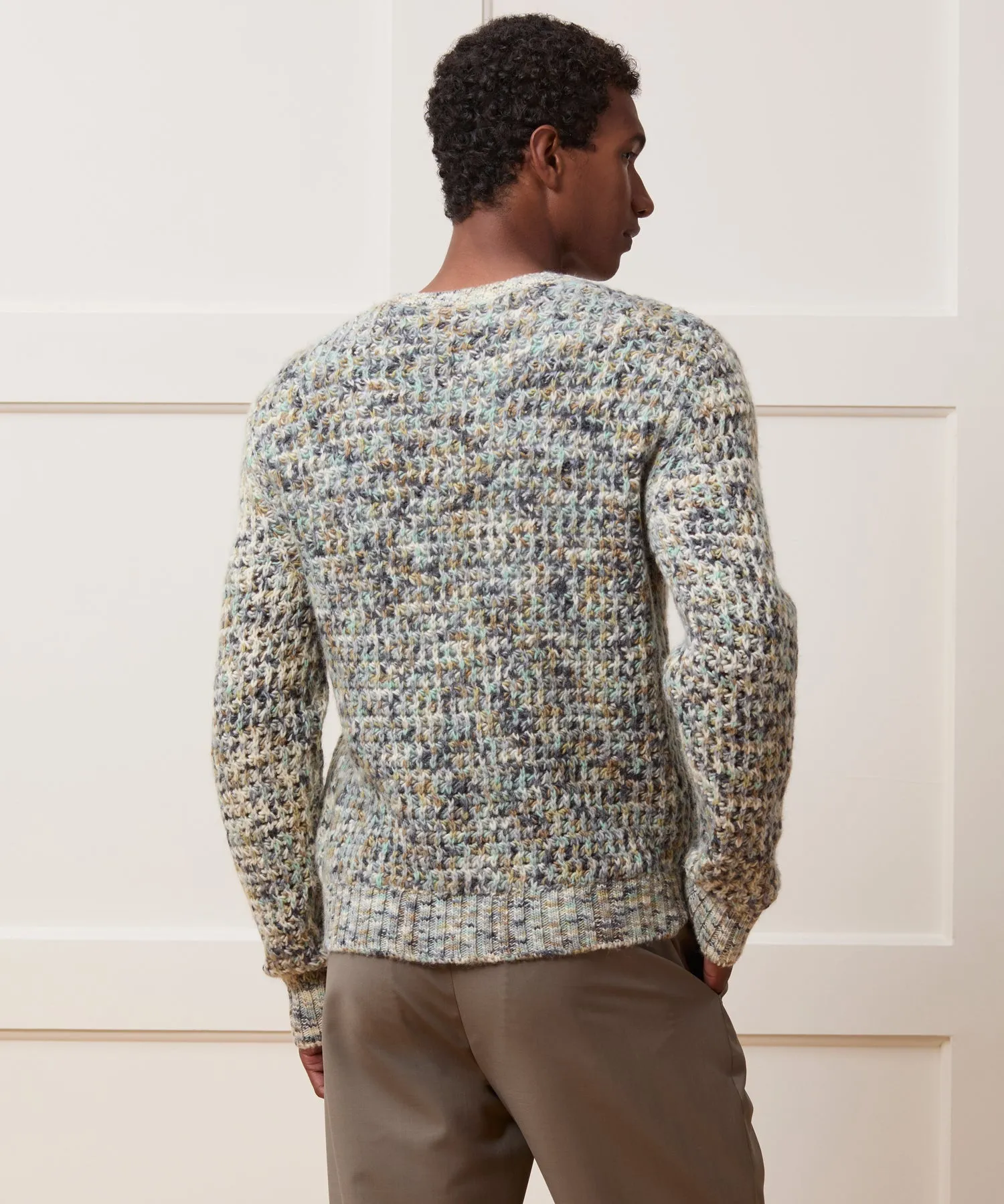 Wool Spacedye Crewneck Sweater sold by Todd Snyder product image thumbnail 5