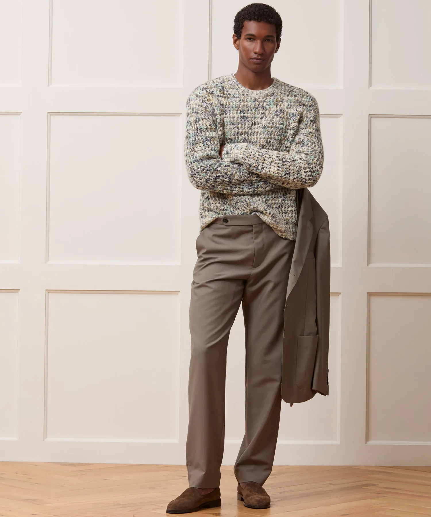 Wool Spacedye Crewneck Sweater sold by Todd Snyder product image thumbnail 3