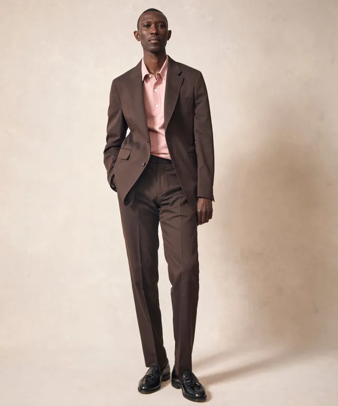 Italian Wool Cotton Sutton Jacket in Dark Brown sold by Todd Snyder