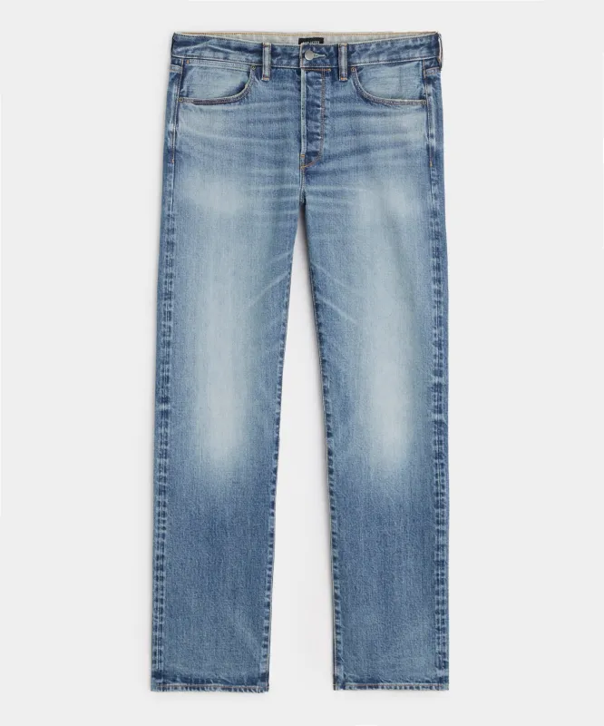 Straight Fit Japanese Selvedge Jean sold by Todd Snyder
