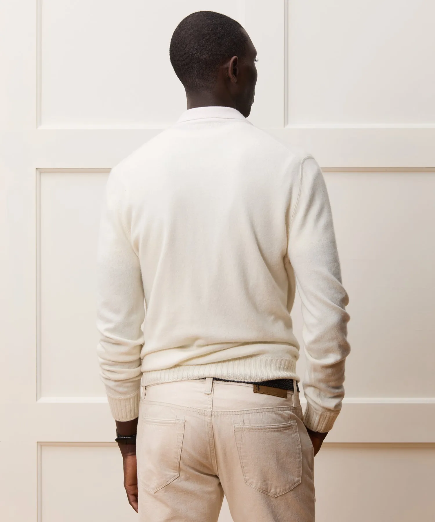 Italian Cashmere Half-Zip Sweater Polo sold by Todd Snyder product image thumbnail 5
