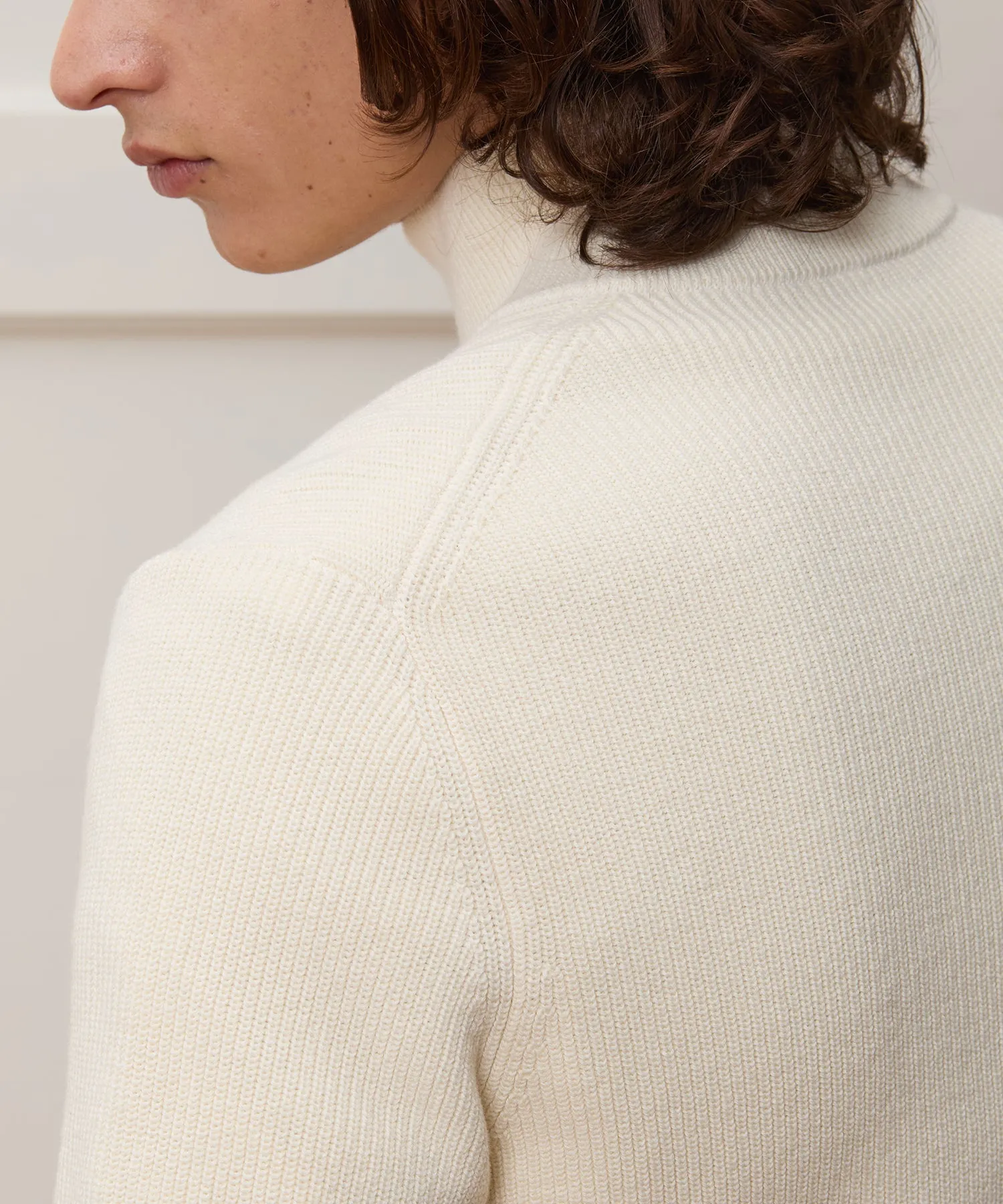 Beechwood Quarter-Zip Sweater sold by Todd Snyder product image thumbnail 4