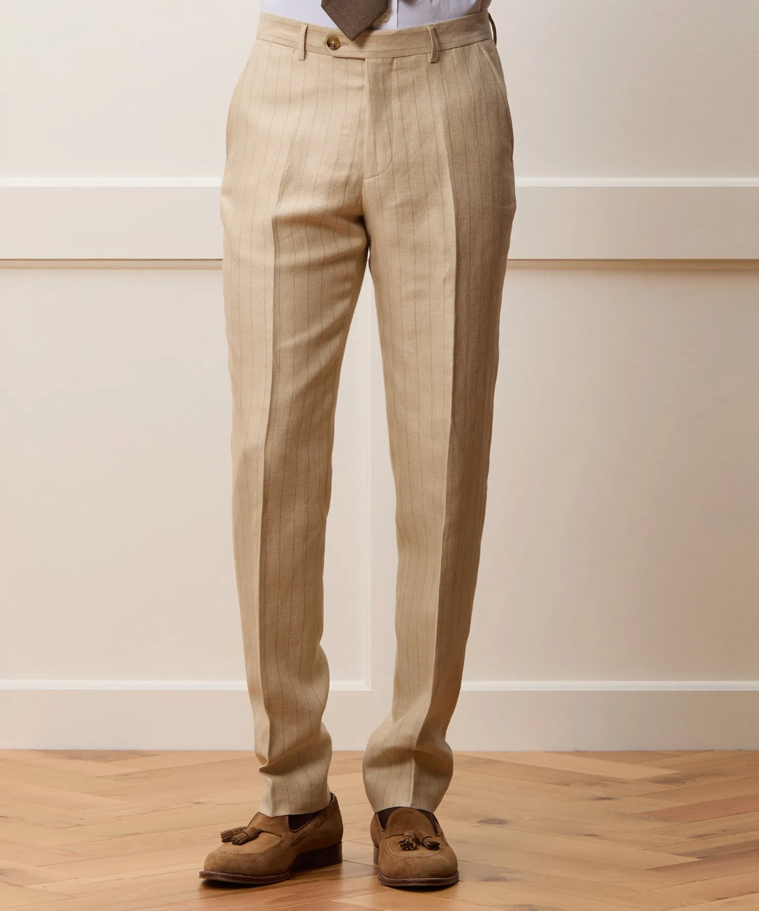 Italian Linen-Silk Sutton Trouser sold by Todd Snyder product image thumbnail 2
