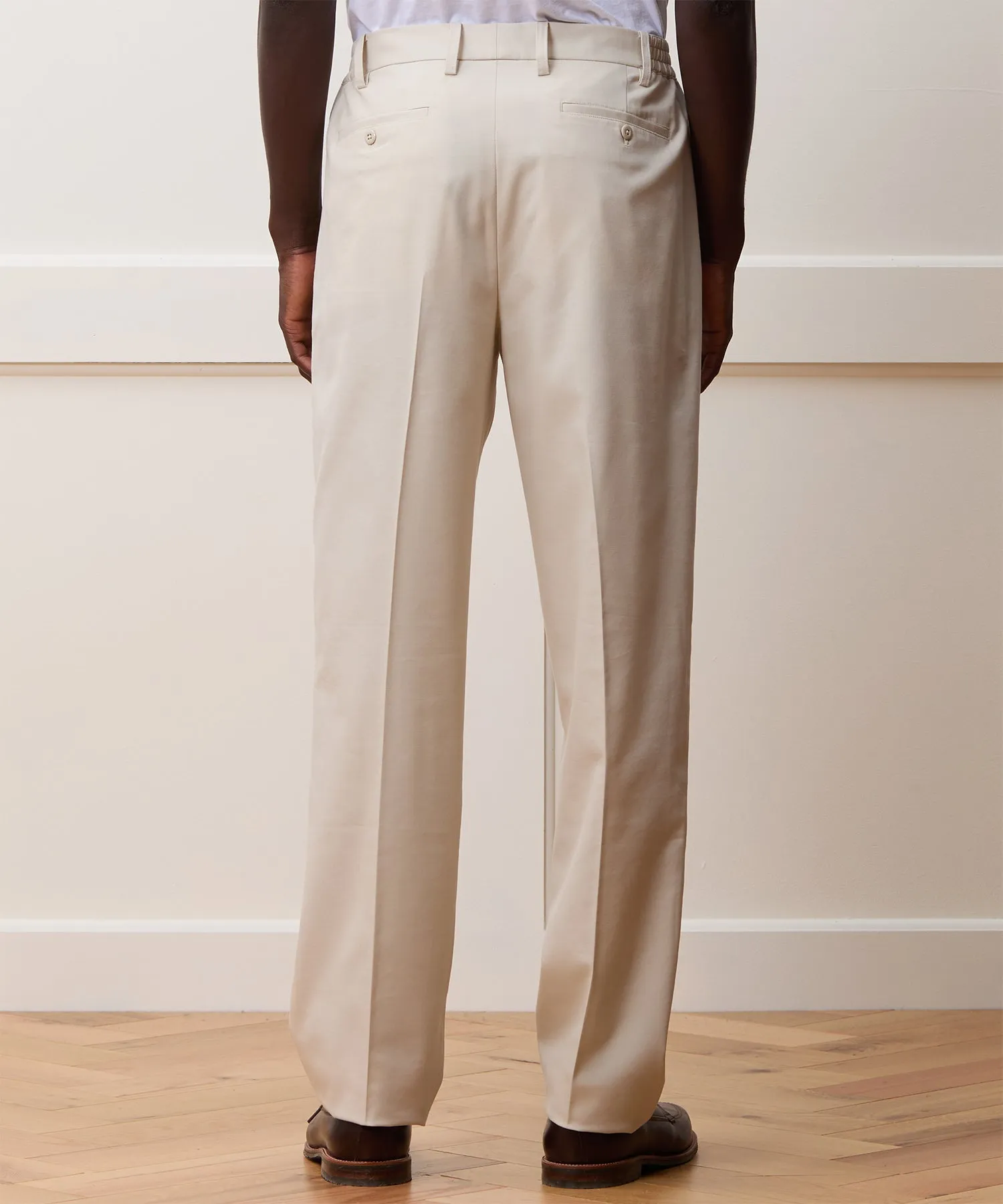 Straight Fit Italian Wool-Cotton Modern Trouser sold by Todd Snyder product image thumbnail 4