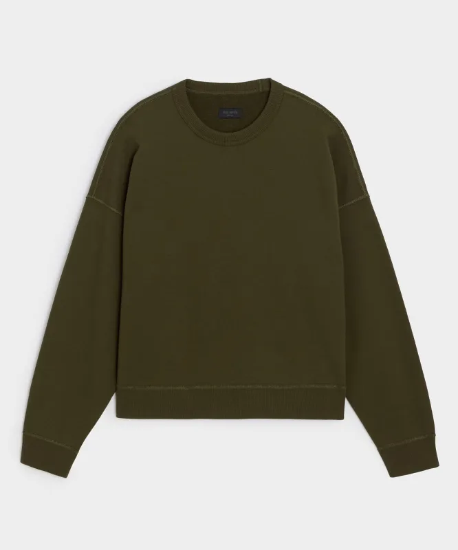 Relaxed Portuguese Terry Crewneck made by Todd Snyder