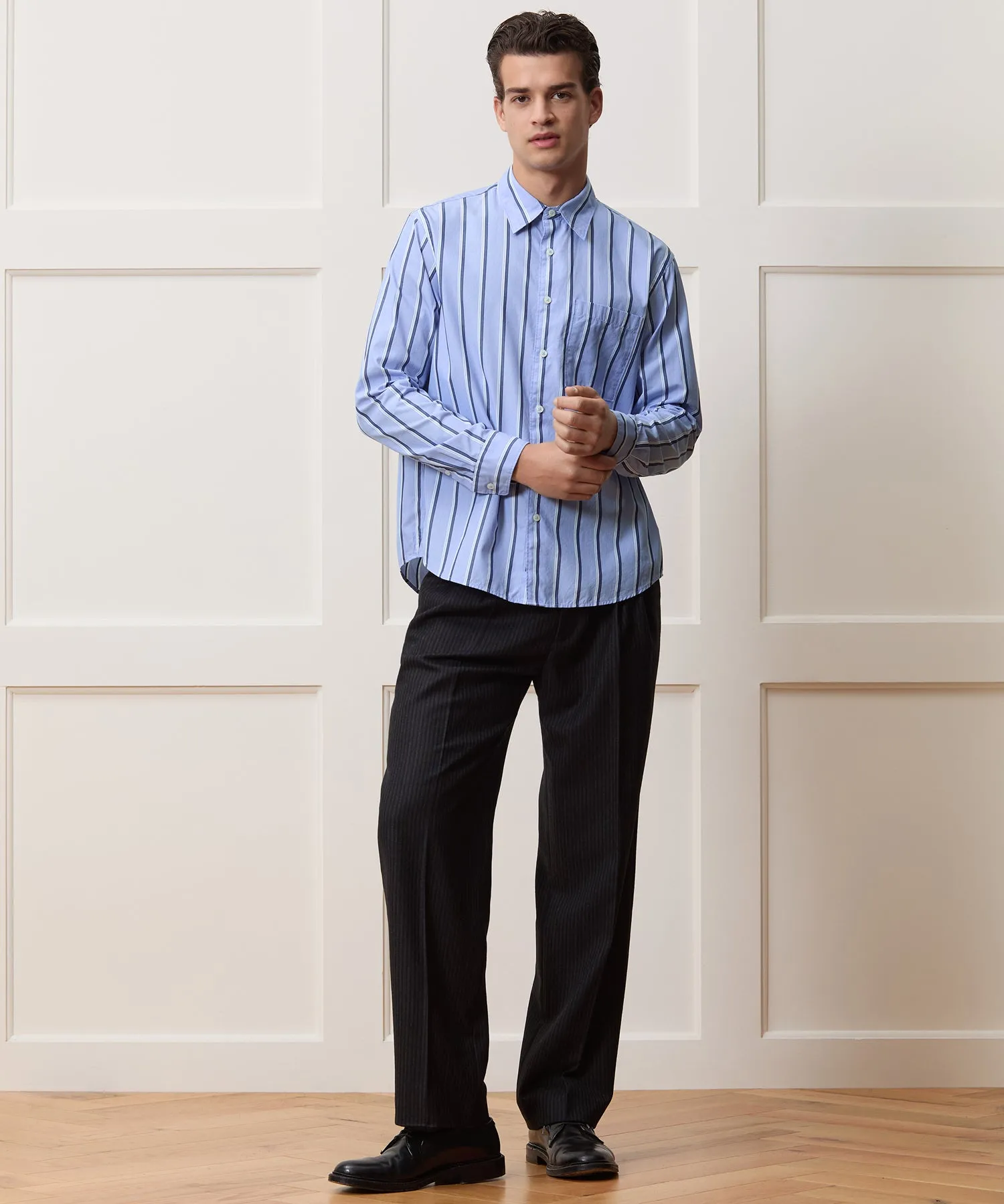 Poplin Big Shirt sold by Todd Snyder product image thumbnail 3