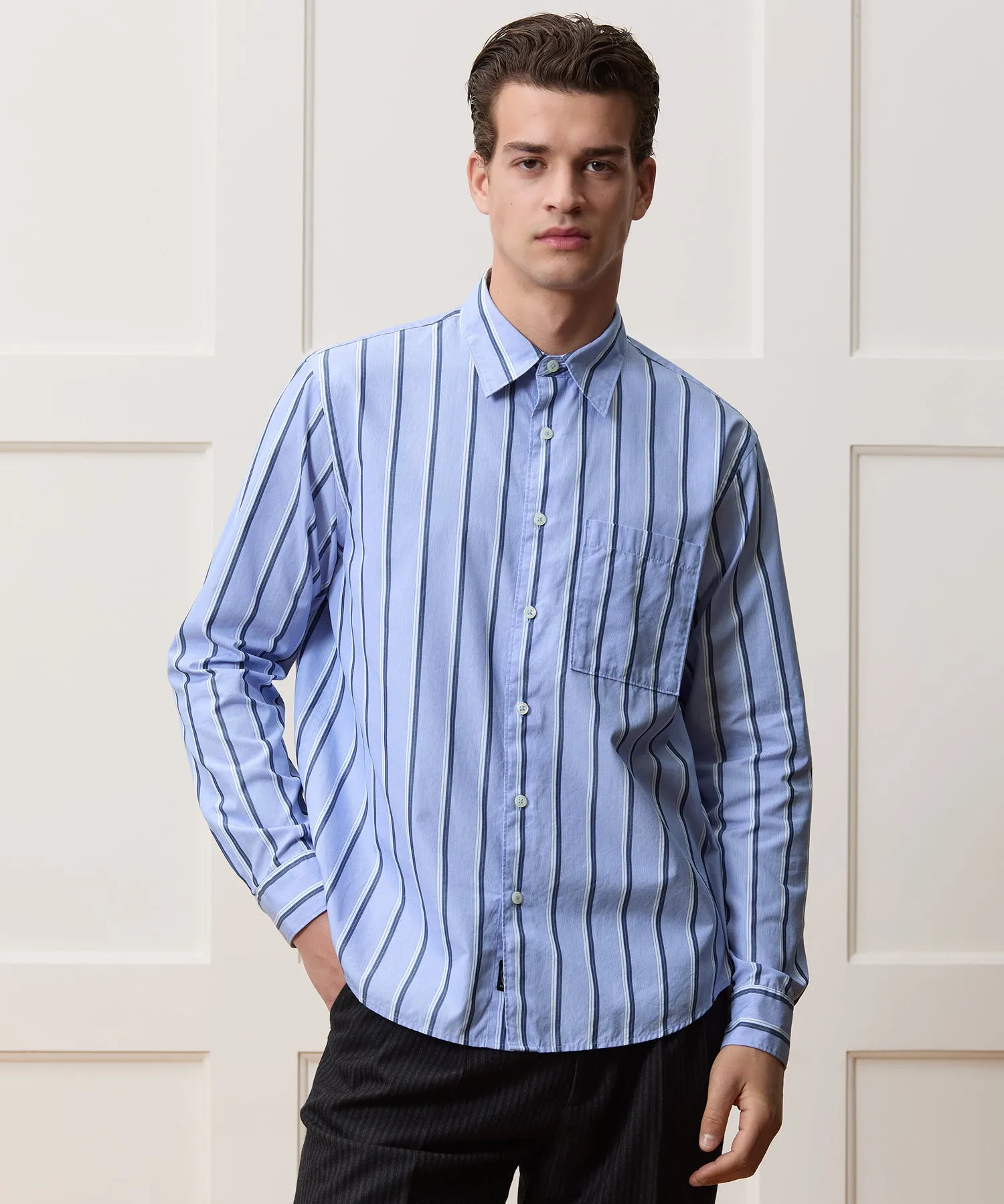 Poplin Big Shirt sold by Todd Snyder product image thumbnail 2
