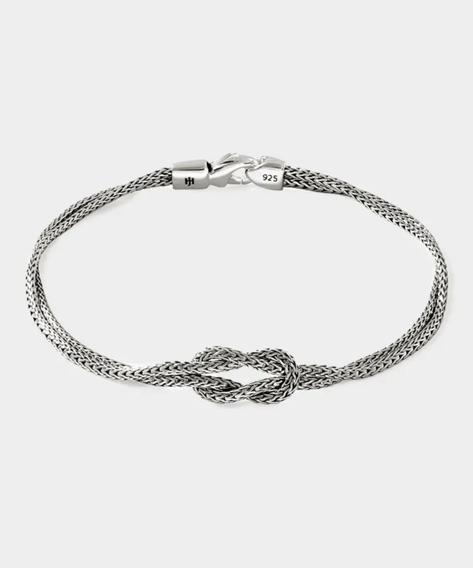 John Hardy Sterling Silver Love Knot Bracelet sold by Todd Snyder