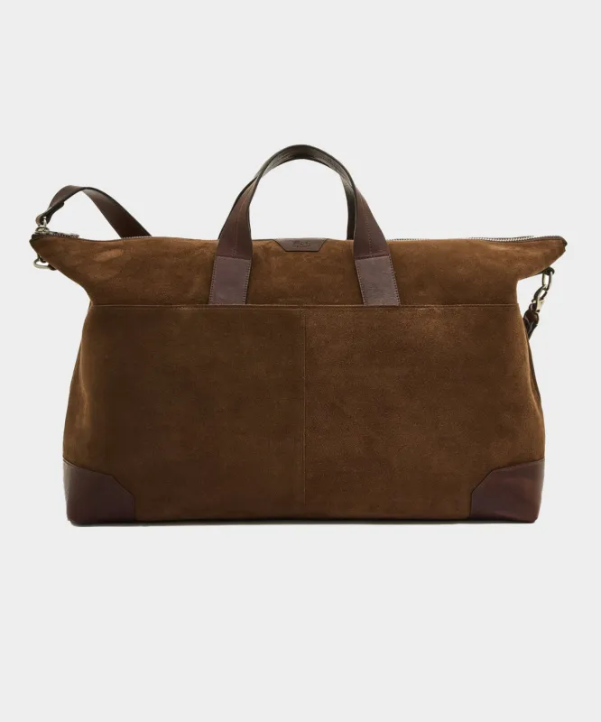 Il Bisonte Galileo Suede Weekender Bag sold by Todd Snyder