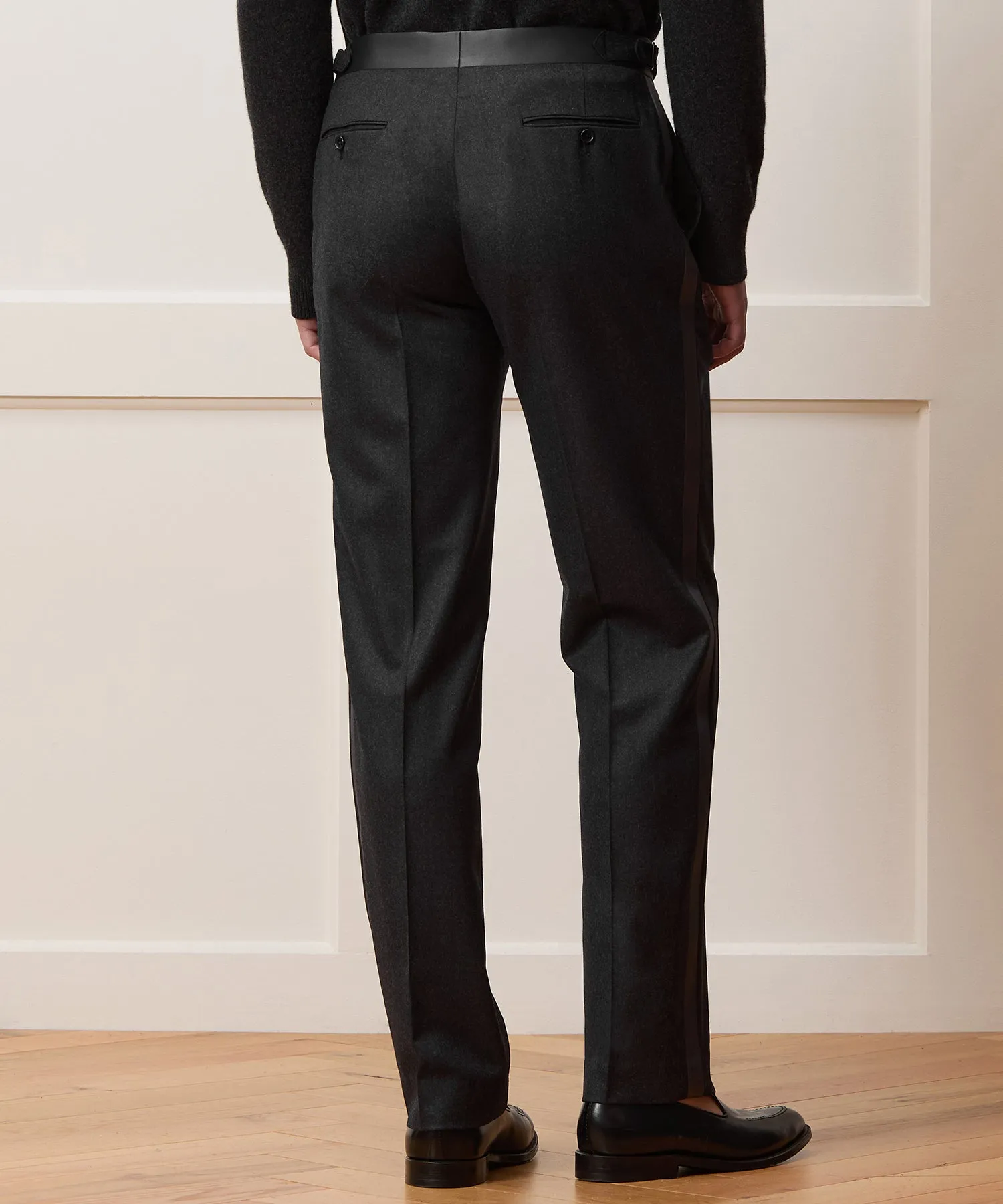 Italian Flannel Tuxedo Trouser sold by Todd Snyder product image thumbnail 5