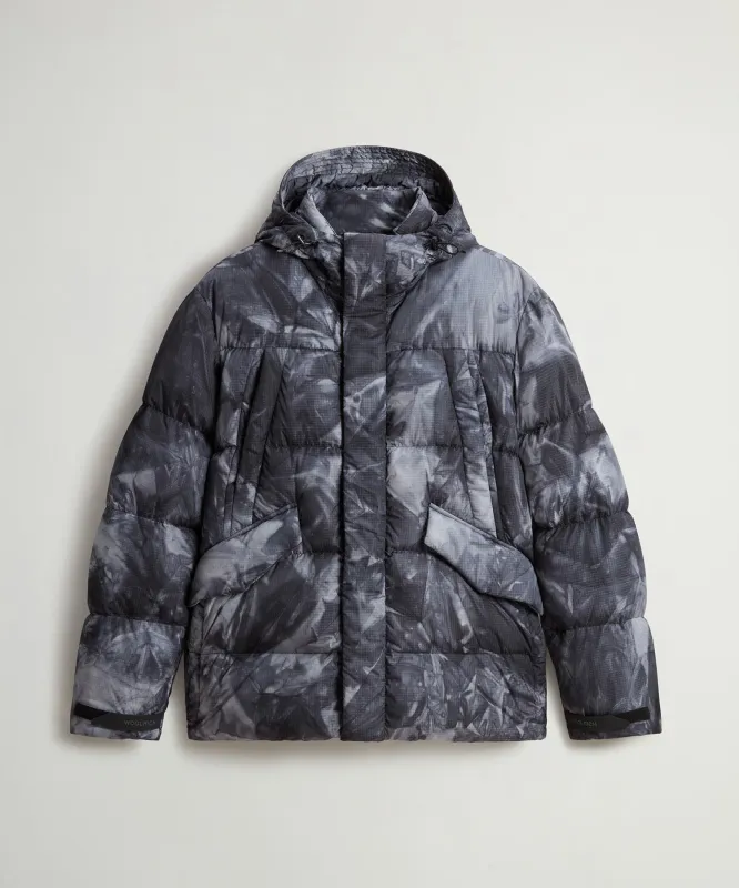 Todd Snyder x Woolrich Tie-Dye Glacier Puffer Jacket sold by Todd Snyder