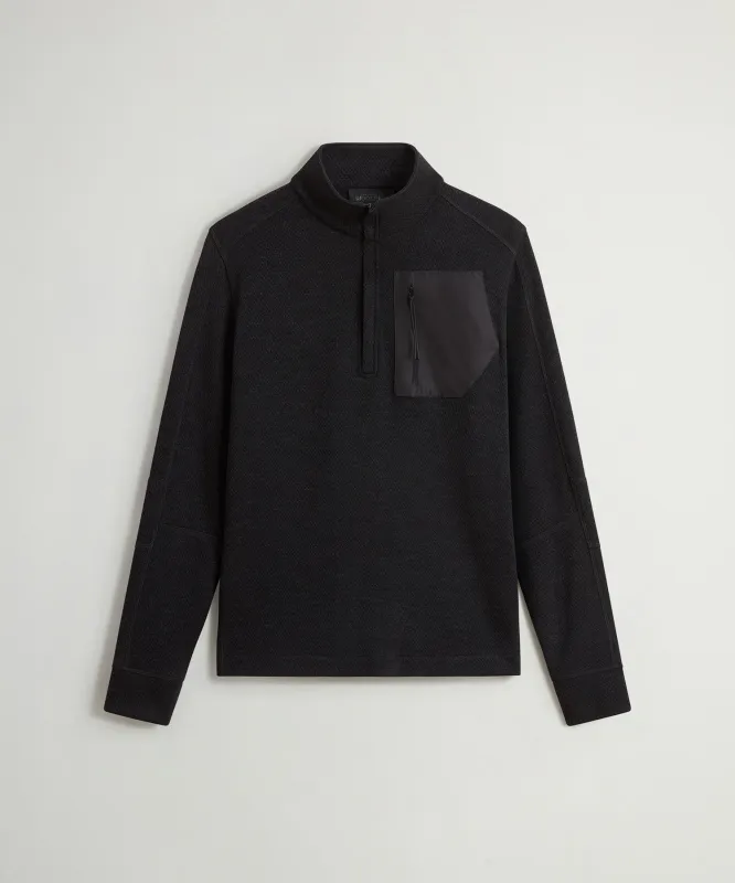 Todd Snyder x Woolrich Tech Wool Quarter-Zip Sweater sold by Todd Snyder
