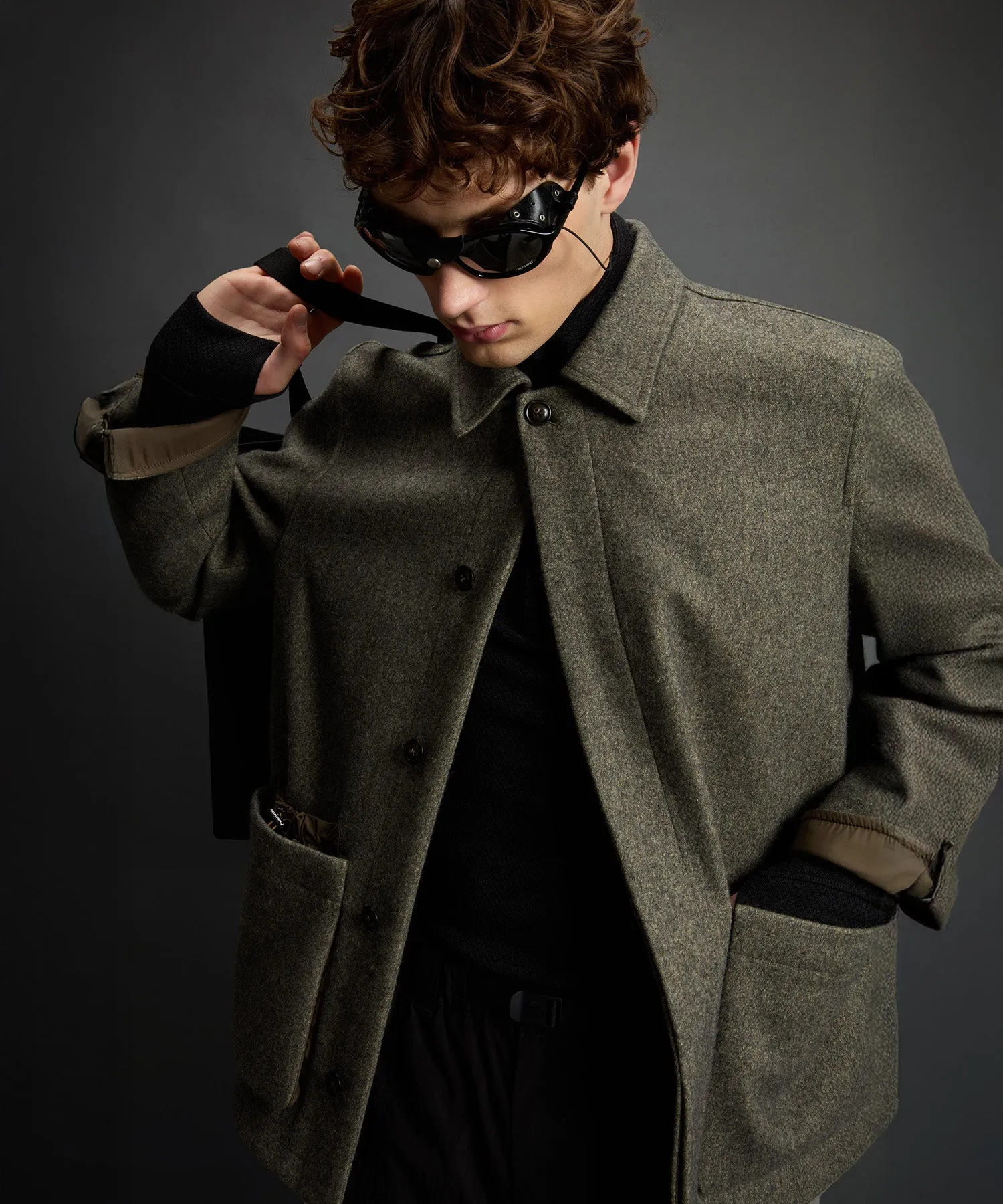 Todd Snyder x Woolrich Wool-Cotton Shirt Jacket sold by Todd Snyder product image thumbnail 5