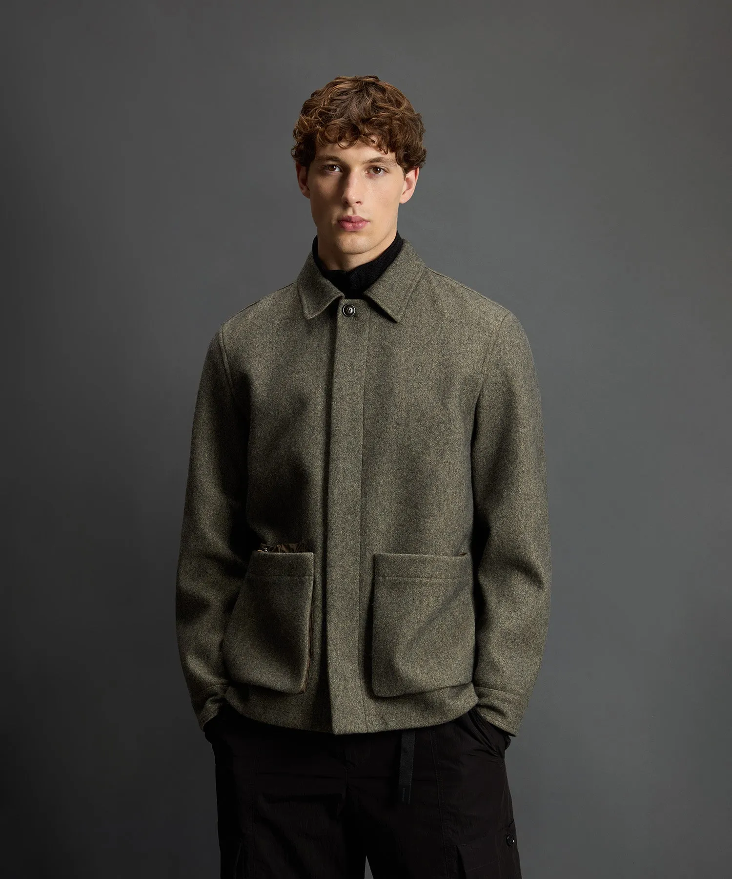 Todd Snyder x Woolrich Wool-Cotton Shirt Jacket sold by Todd Snyder product image thumbnail 2