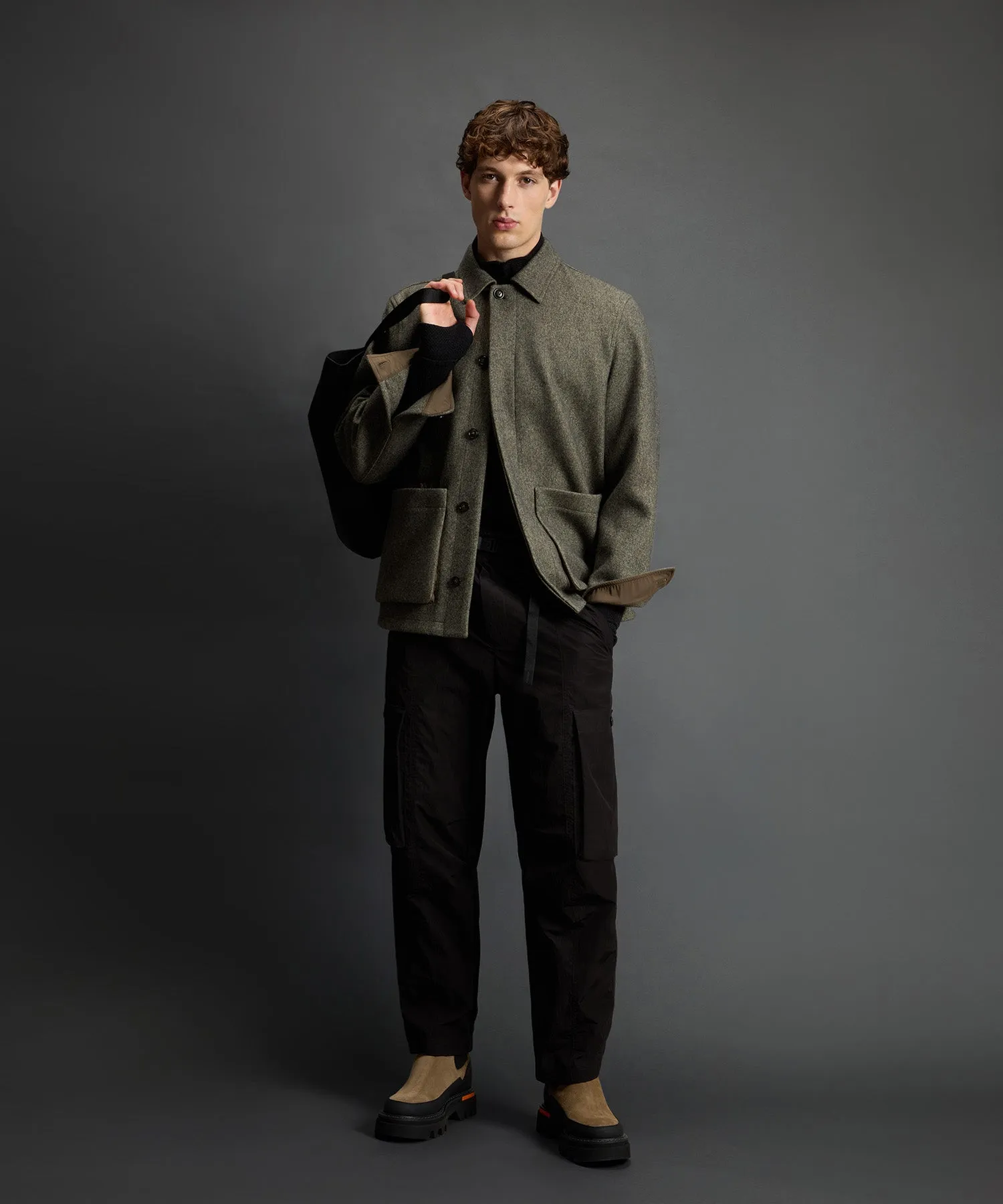 Todd Snyder x Woolrich Wool-Cotton Shirt Jacket sold by Todd Snyder product image thumbnail 3