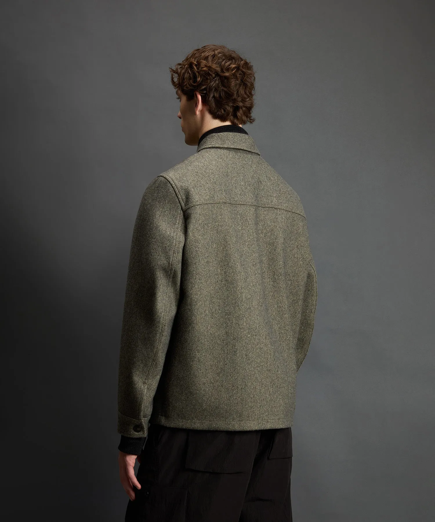Todd Snyder x Woolrich Wool-Cotton Shirt Jacket sold by Todd Snyder product image thumbnail 4