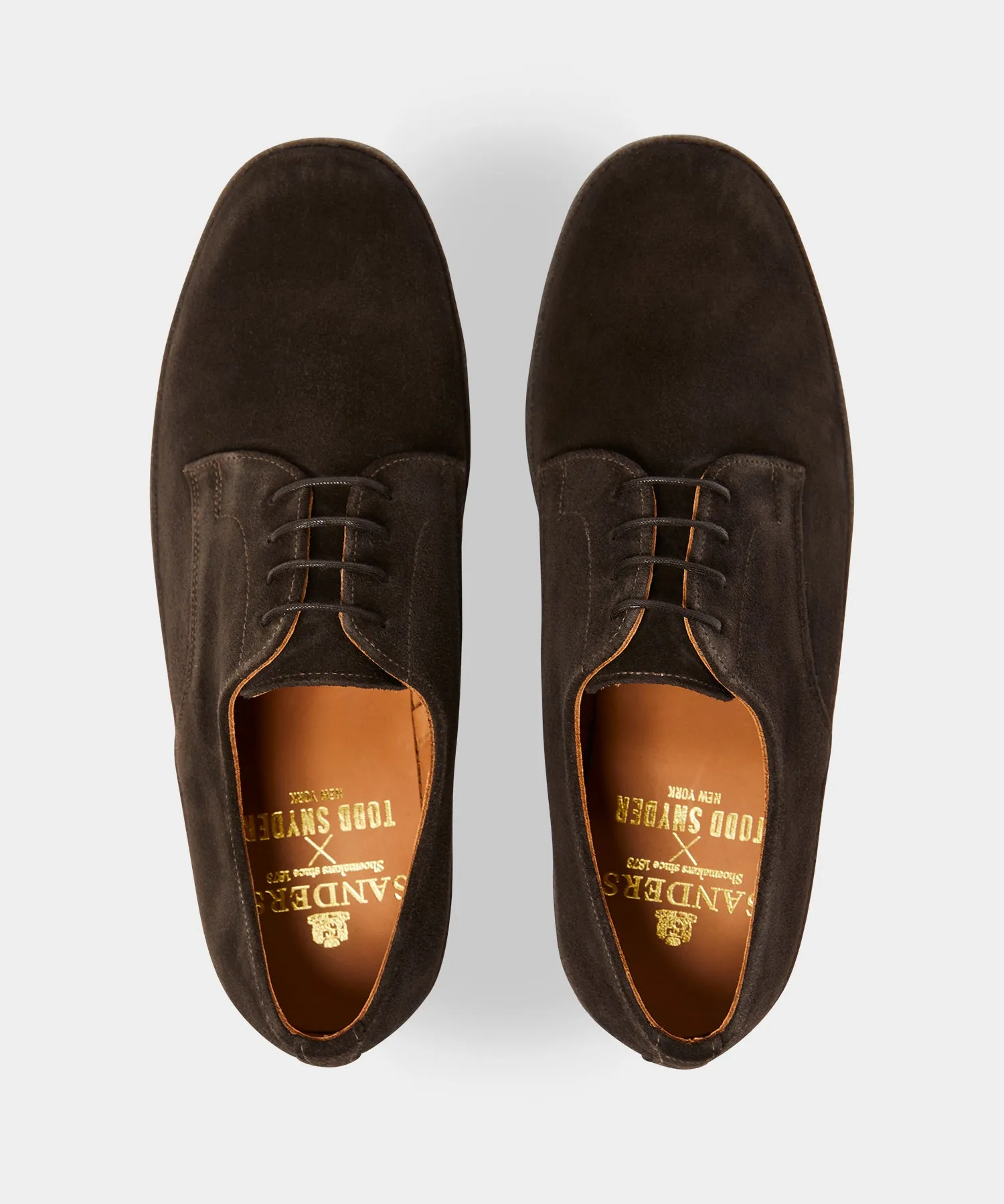 Sanders Suede Vamp Gibson Dress Shoe sold by Todd Snyder product image thumbnail 4