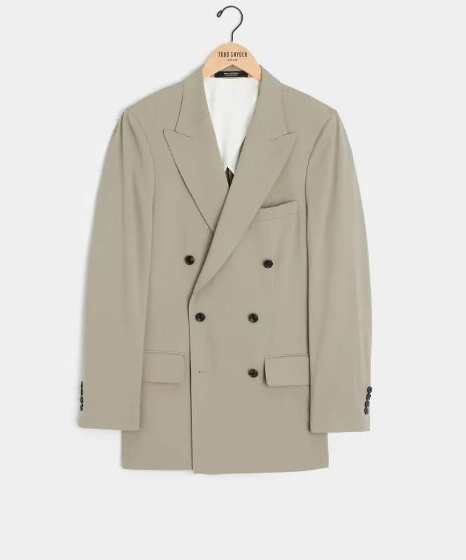 Italian Gabardine Wythe Jacket in Stone sold by Todd Snyder