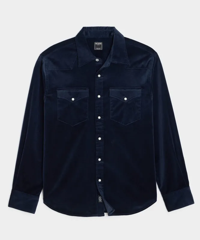 Velvet Western Shirt made by Todd Snyder