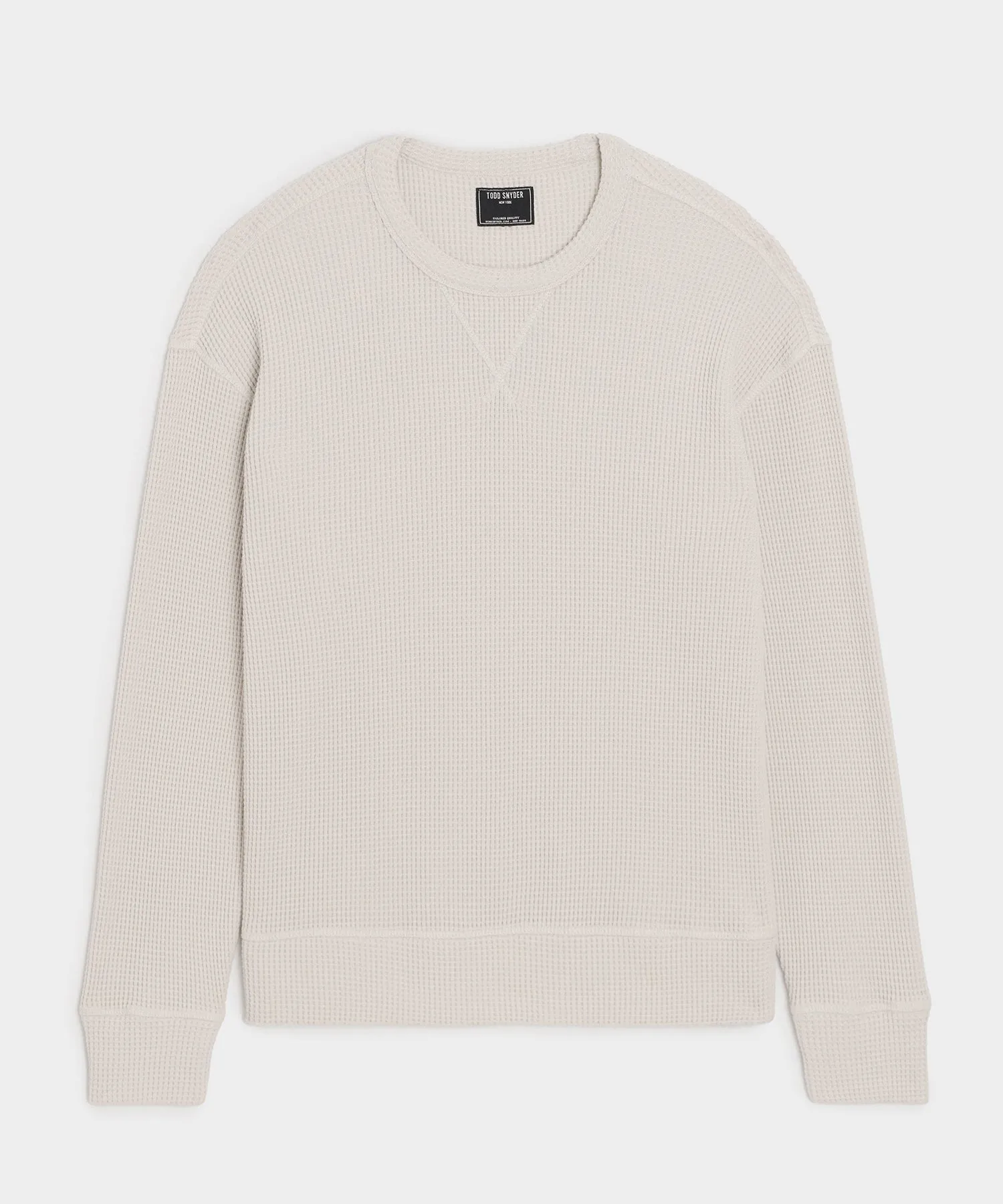 Portuguese Cotton Waffle Crewneck sold by Todd Snyder