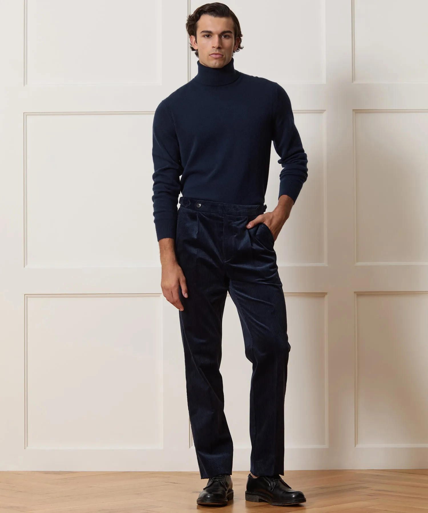 Italian Corduroy Side Tab Trouser sold by Todd Snyder product image thumbnail 3