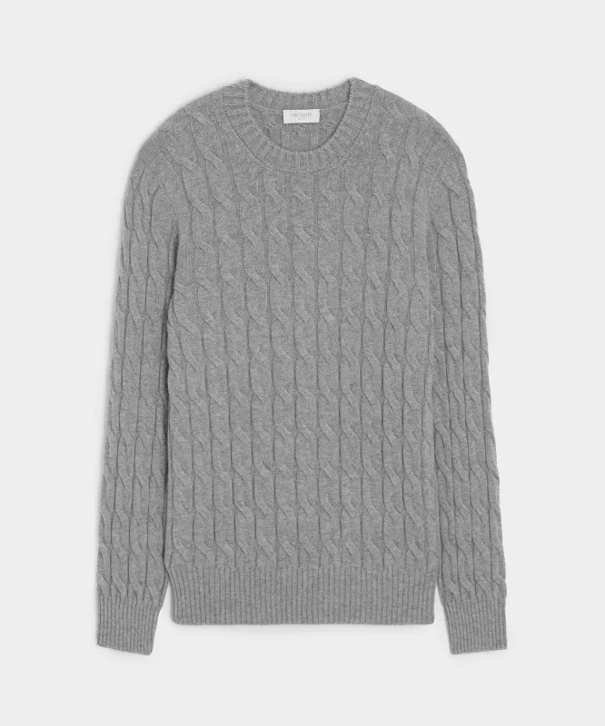 Italian Cashmere Cable Knit Sweater sold by Todd Snyder