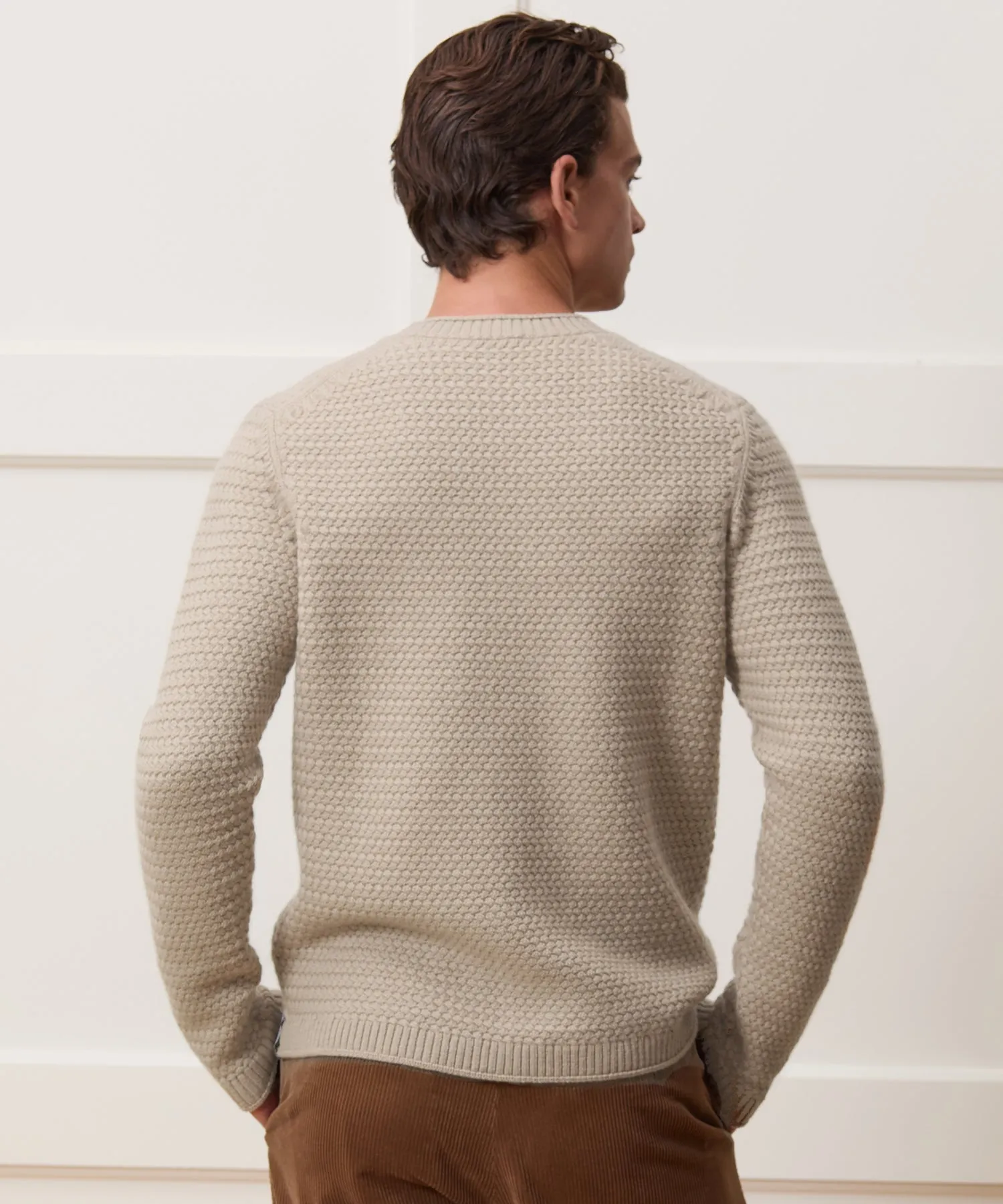 Italian Merino Fisherman Sweater sold by Todd Snyder product image thumbnail 5