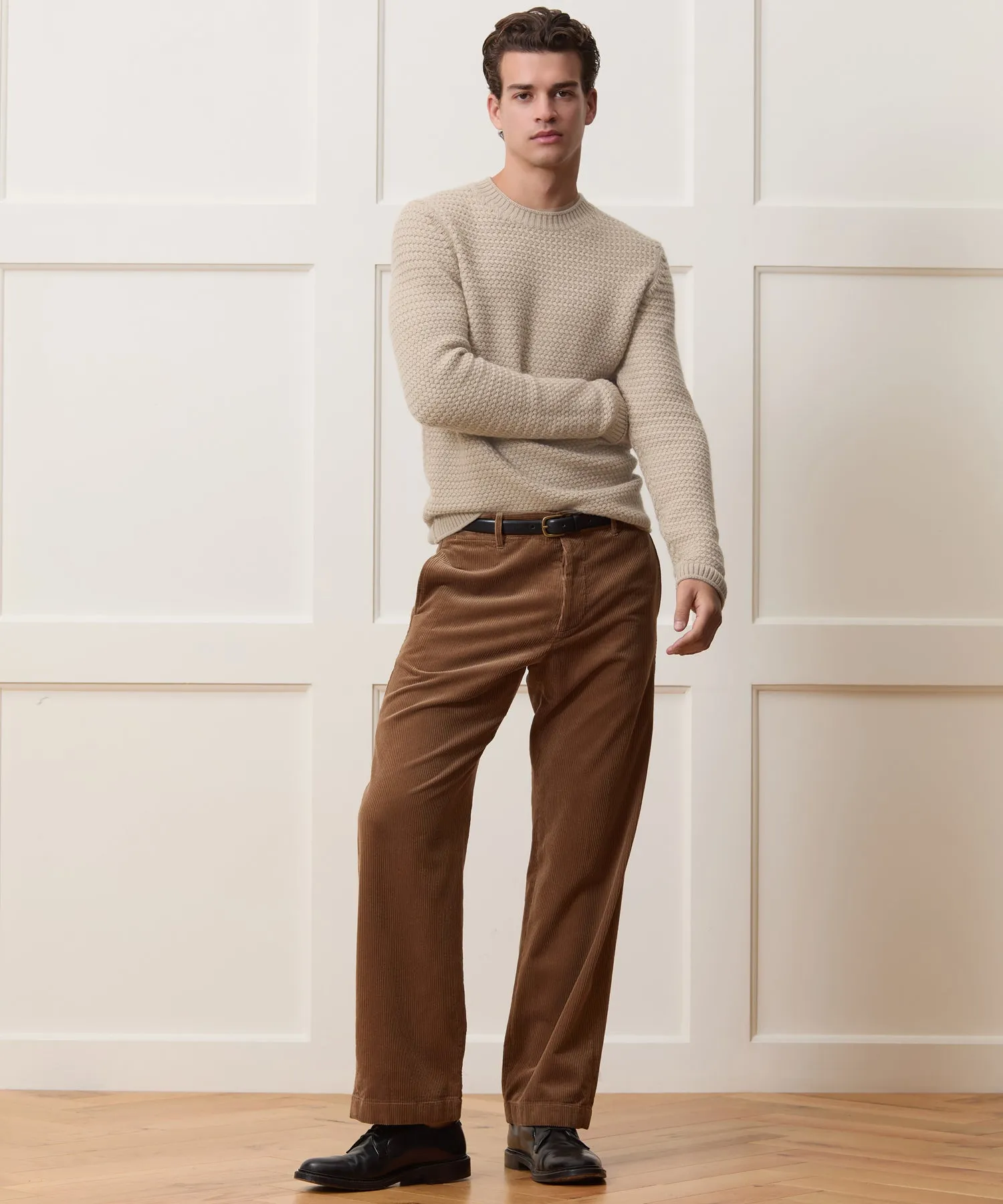 Italian Merino Fisherman Sweater sold by Todd Snyder product image thumbnail 3