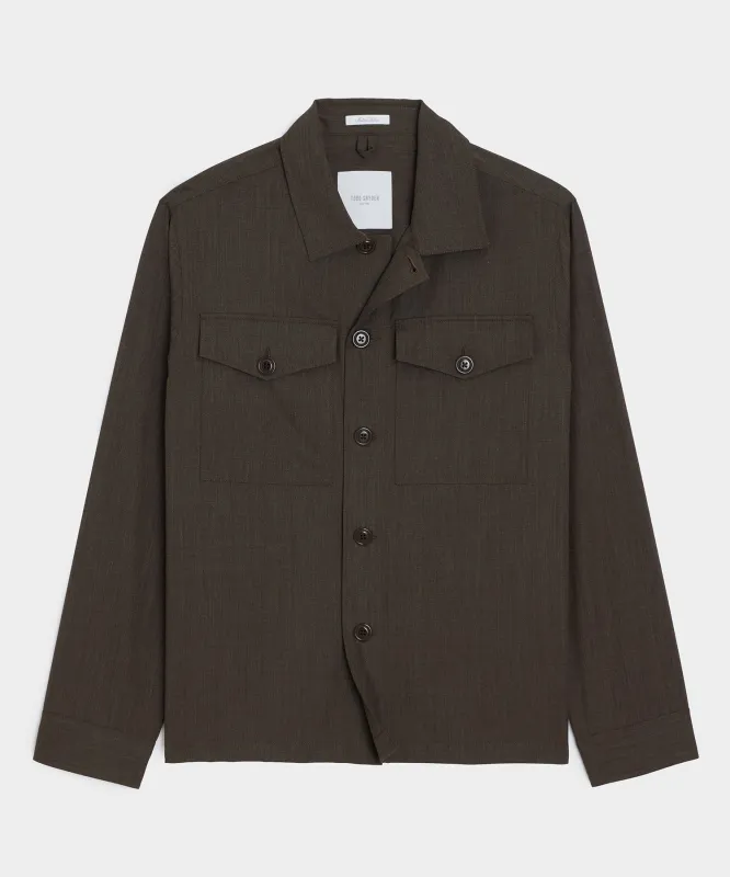 Italian Cavalry Twill Utility Shirt sold by Todd Snyder
