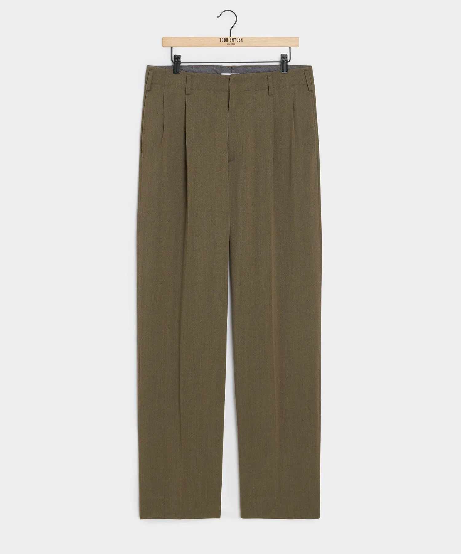 Italian Cavalry Twill Hollywood Trouser sold by Todd Snyder