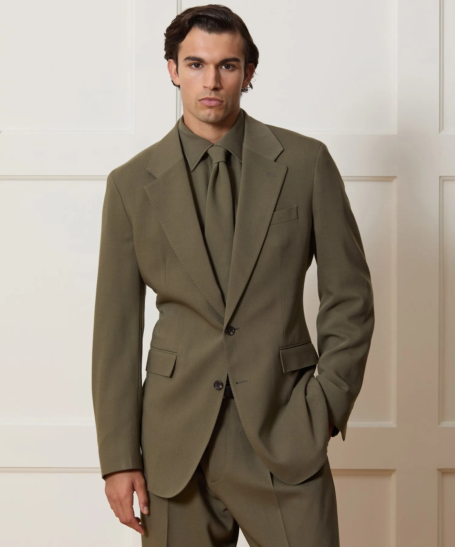 Italian Crepe Single Breasted Wythe Suit sold by Todd Snyder product image thumbnail 2