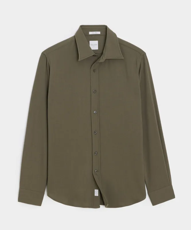 Italian Crepe Wool Shirt sold by Todd Snyder