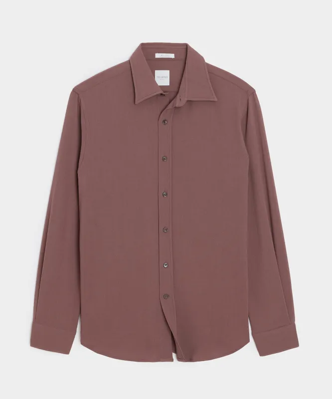 Italian Crepe Wool Shirt sold by Todd Snyder